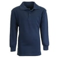thumbnail image 1 of Boy's Uniform Long Sleeve Polo Shirts, 1 of 3