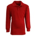 thumbnail image 1 of Boy's Uniform Long Sleeve Polo Shirts, 1 of 3
