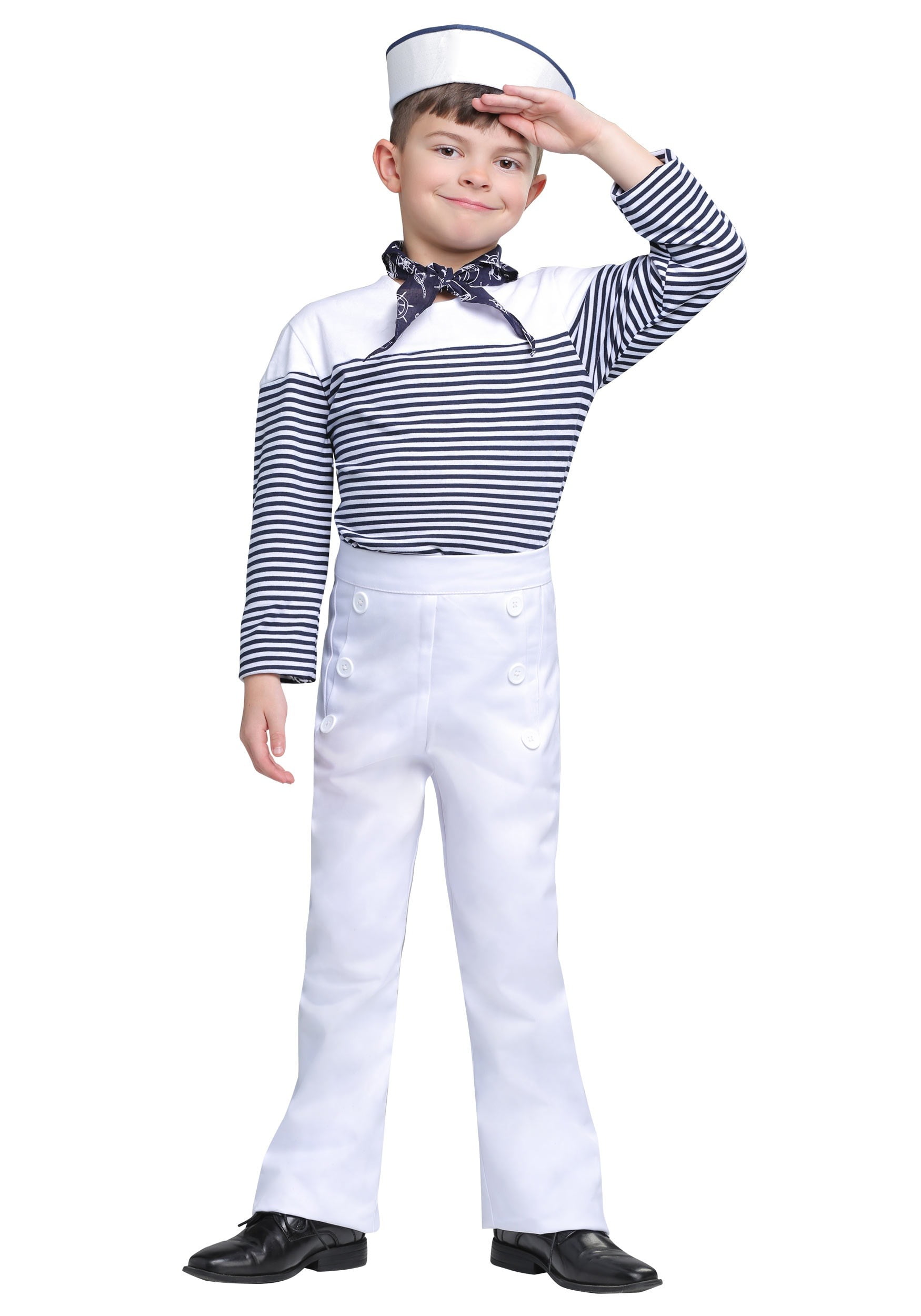 Image of Fashion plate with little sailor outfit for 7 to 8-year-old