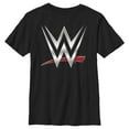 thumbnail image 1 of Boy's WWE Chrome Logo Graphic Tee Black Large, 1 of 10