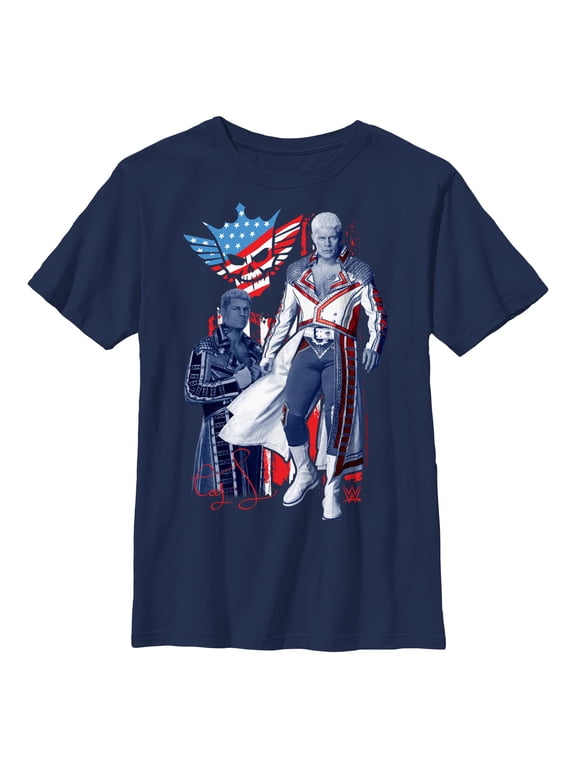 Boy's WWE Cody Rhodes Patriotic Pose Graphic T-Shirt