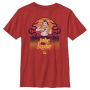 Boy's WWE Jake the Snake Retro Graphic Tee Red X Large