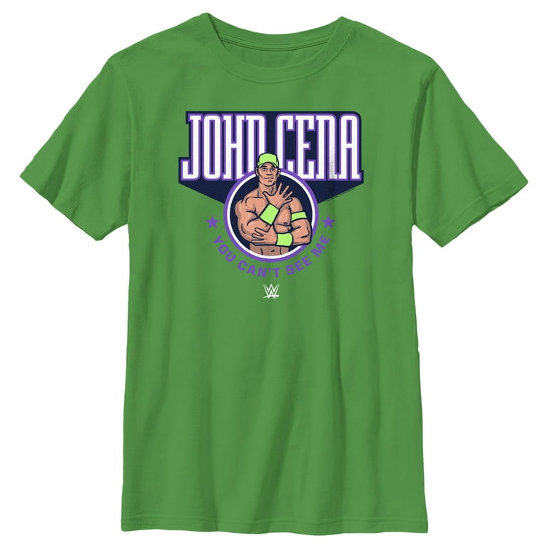 Boy s WWE John Cena You Can t See Me Graphic Tee Kelly Green Small