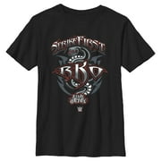 Boy's WWE Randy Orton Strikefirst RKO Graphic Tee Black X Large