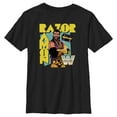 thumbnail image 1 of Boy's WWE Razor Ramon Graphic Tee Black Large, 1 of 5
