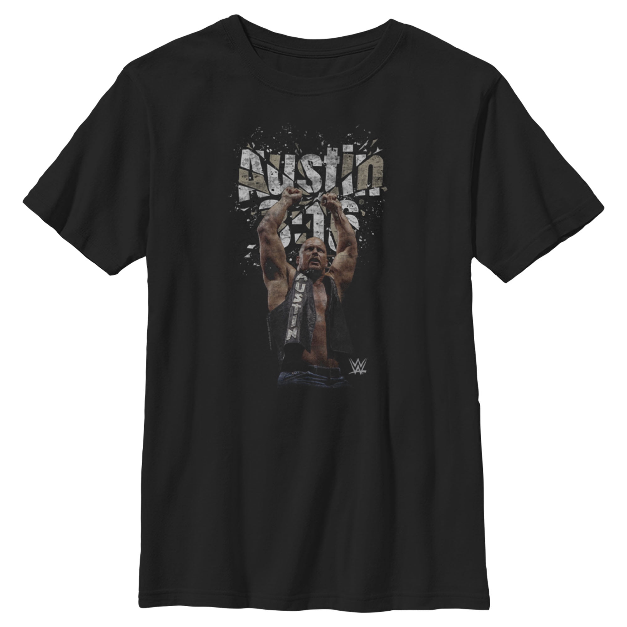 Boy's WWE Stone Cold Steve Austin 3:16 Shattered Glass Graphic Tee ...