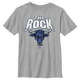 thumbnail image 1 of Boy's WWE The Rock Bull Logo Graphic Tee Athletic Heather X Large, 1 of 5