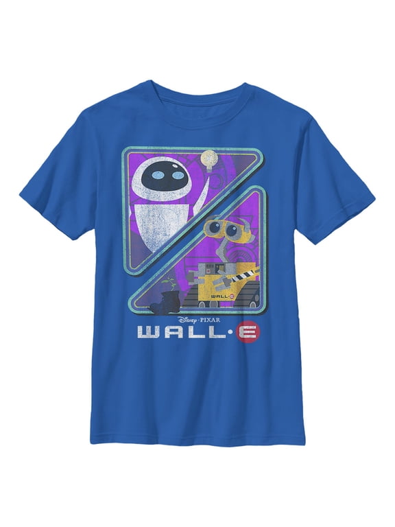 Boy's Wall-E EVE Robot Triangle Graphic T-Shirt