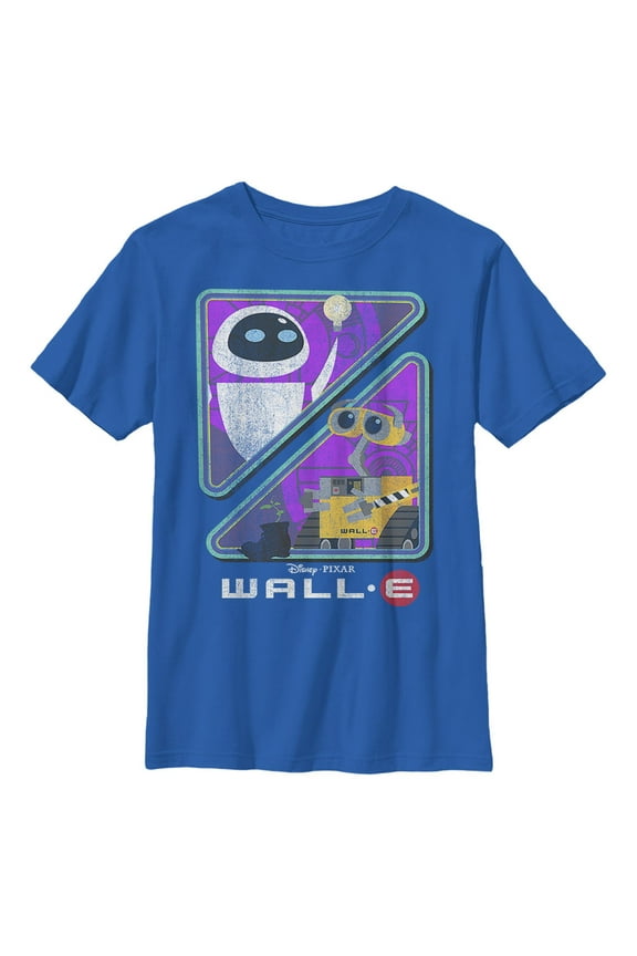 Boy's Wall-E EVE Robot Triangle Graphic T-Shirt