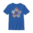 thumbnail image 1 of Boy's Where's Waldo Character Circle Graphic Tee Royal Blue Small, 1 of 4