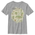 thumbnail image 1 of Boy's Winnie the Pooh 100 Acre Woods Map  Graphic Tee Athletic Heather X Large, 1 of 5