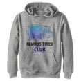 thumbnail image 1 of Boy's Winnie the Pooh Eeyore Always Tired Club  Pull Over Hoodie Athletic Heather Large, 1 of 4