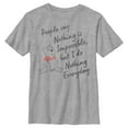 thumbnail image 1 of Boy's Winnie the Pooh I Do Nothing Everyday  Graphic Tee Athletic Heather Large, 1 of 5