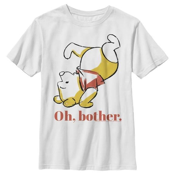 Boy's Winnie the Pooh Somersault Master Graphic Tee White X Small