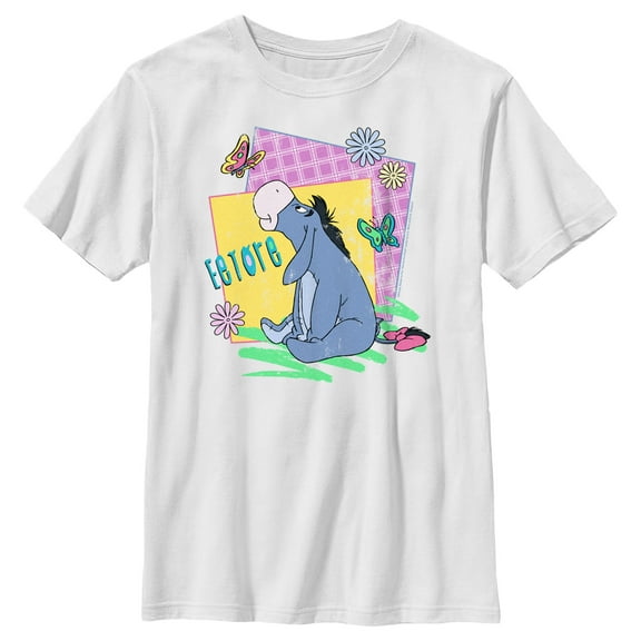 Boy's Winnie the Pooh Spring Eeyore  Graphic Tee White Small