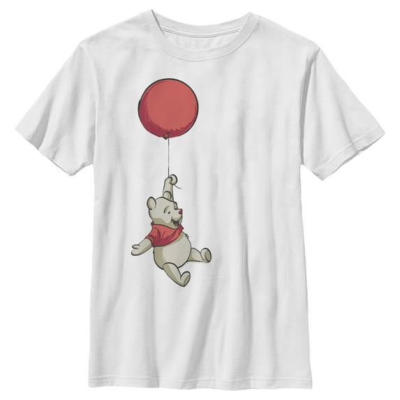 Boy's Winnie the Pooh Taking Flight Graphic Tee White X Large