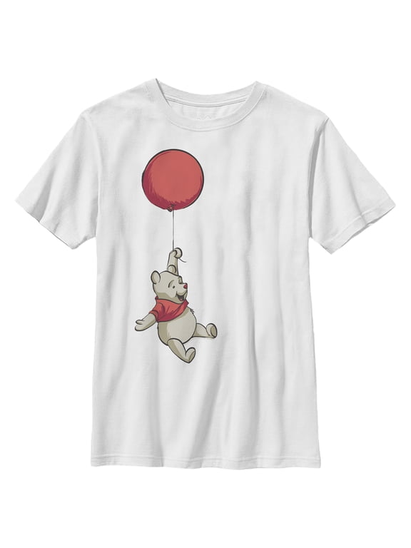 Boy's Winnie the Pooh Taking Flight Graphic Tee White X Small
