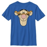 Boy's Winnie the Pooh Tigger Big Face Graphic Tee Royal Blue Medium