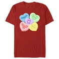 thumbnail image 1 of Boy's Wonder Woman 1984 Candy Hearts  Graphic Tee Red X Small, 1 of 4