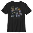thumbnail image 1 of Boy's Wonder Woman 1984 Eighties TVs  Graphic Tee Black Medium, 1 of 5