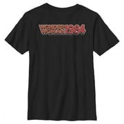 Boys Wonder Woman 1984 Retro WW Logo Graphic Tee Black Medium
