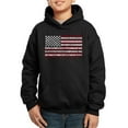 thumbnail image 1 of Boy's Word Art Hooded Sweatshirt - 50 States USA Flag, 1 of 2