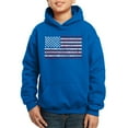 thumbnail image 1 of Boy's Word Art Hooded Sweatshirt - 50 States USA Flag, 1 of 2