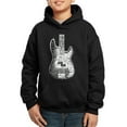thumbnail image 1 of Boy's Word Art Hooded Sweatshirt - Bass Guitar, 1 of 2