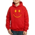 thumbnail image 1 of Boy's Word Art Hooded Sweatshirt - Be Happy Smiley Face, 1 of 2