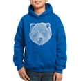 thumbnail image 1 of Boy's Word Art Hooded Sweatshirt - Bear Face, 1 of 2