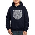 thumbnail image 1 of Boy's Word Art Hooded Sweatshirt - Bear Face, 1 of 2