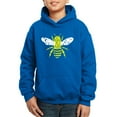 thumbnail image 1 of Boy's Word Art Hooded Sweatshirt - Bee Kind, 1 of 2