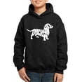 thumbnail image 1 of Boy's Word Art Hooded Sweatshirt - Dachshund, 1 of 2