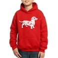 thumbnail image 1 of Boy's Word Art Hooded Sweatshirt - Dachshund, 1 of 2