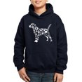 thumbnail image 1 of Boy's Word Art Hooded Sweatshirt - Dog Paw Prints, 1 of 2