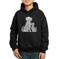 thumbnail image 1 of Boy's Word Art Hooded Sweatshirt - Dogs and Cats, 1 of 2