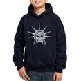 thumbnail image 1 of Boy's Word Art Hooded Sweatshirt - Freedom Skull, 1 of 2