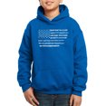 thumbnail image 1 of Boy's Word Art Hooded Sweatshirt - Glory Hallelujah Flag, 1 of 2