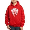 thumbnail image 1 of Boy's Word Art Hooded Sweatshirt - Guitar Pick, 1 of 2