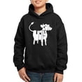 thumbnail image 1 of Boy's Word Art Hooded Sweatshirt - Holy Cow, 1 of 2