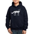 thumbnail image 1 of Boy's Word Art Hooded Sweatshirt - Howling Wolf, 1 of 2