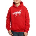 thumbnail image 1 of Boy's Word Art Hooded Sweatshirt - Howling Wolf, 1 of 2