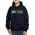 thumbnail image 1 of Boy's Word Art Hooded Sweatshirt - Hustle, 1 of 2
