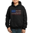 thumbnail image 1 of Boy's Word Art Hooded Sweatshirt - Land of the Free American Flag, 1 of 2