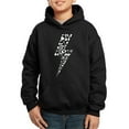 thumbnail image 1 of Boy's Word Art Hooded Sweatshirt - Lightning Bolt, 1 of 2