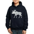 thumbnail image 1 of Boy's Word Art Hooded Sweatshirt - Moose, 1 of 2