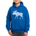 thumbnail image 1 of Boy's Word Art Hooded Sweatshirt - Moose, 1 of 2