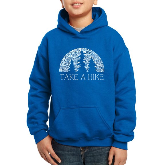 Boy's Word Art Hooded Sweatshirt - Nature Lover