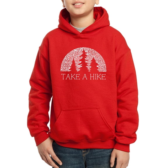 Boy's Word Art Hooded Sweatshirt - Nature Lover