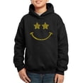 thumbnail image 1 of Boy's Word Art Hooded Sweatshirt - Rockstar Smiley, 1 of 2